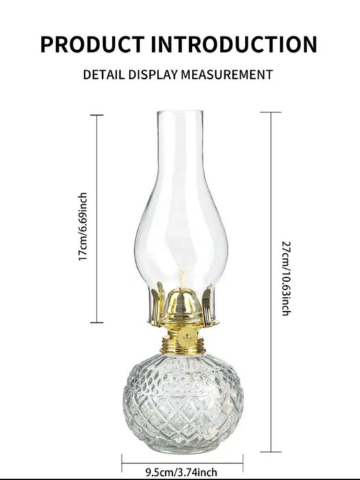 Lampa pe ulei model vintage