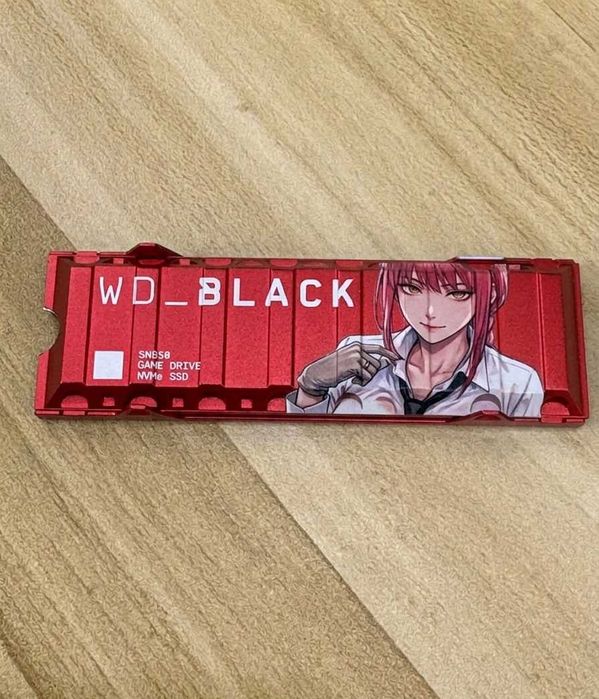 HeatSink SSD M.2 WD Black SN850 Custom Anime - Makima (Chainsaw Man)