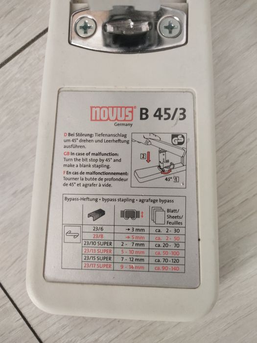 Capsator Novus B45/3