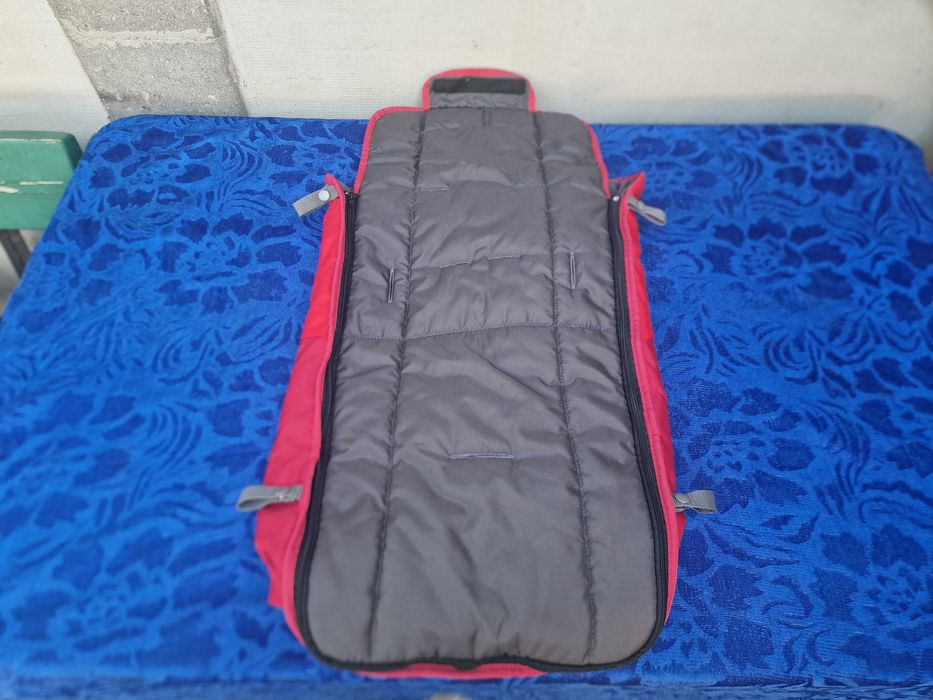 Sac de dormit pentru carucior Chicco, 98 cm, Rosu | Gri**
