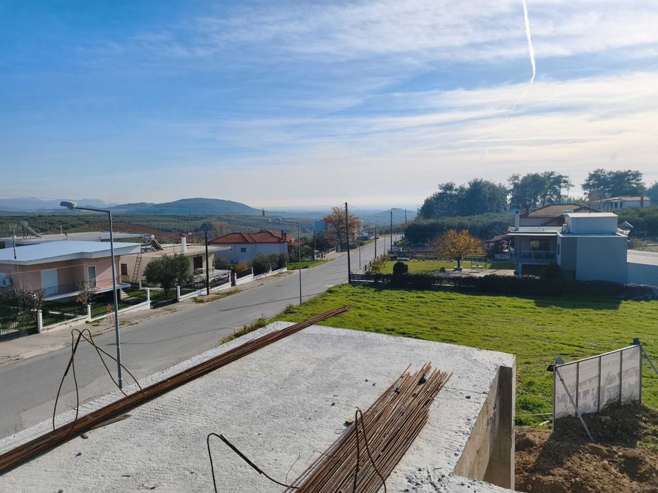 Продава нова 2 ет сграда 81м2 с вълшебна гледка море в Офринио, Гърция