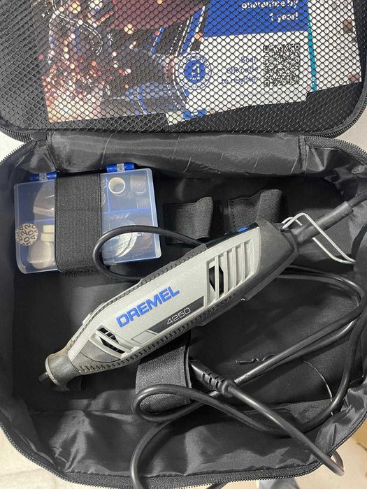 Unealtă rotativă multifuncțională Dremel 4250, 175 W, set cu 35 de accesorii, viteză variabilă între 5000 și 35000 rpm