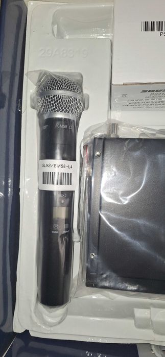 Microfon wireless Shure SM 58 SLX 2 cu reciver SLX 4 NOU SIGILAT