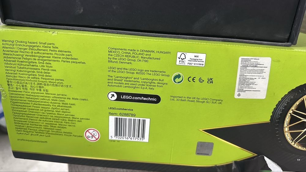 набор LEGO Technic 42115 Lamborghini Sián FKP 37