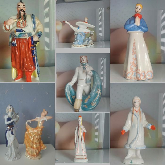 Фарфоровые статуэтки, антиквариат.