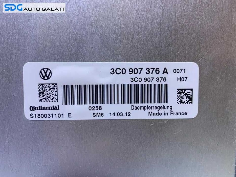 Unitate Modul Calculator Control Amortizoare Telescoape Volkswagen Sharan 2011 - Prezent Cod 3C0907376A [L3330]