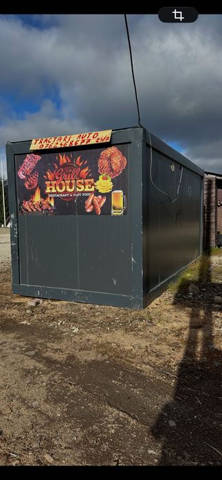Container comercial complet utilat și mobilat