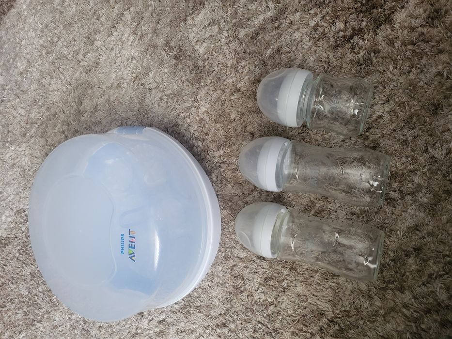 Стерилизатор и шишета Philips Avent