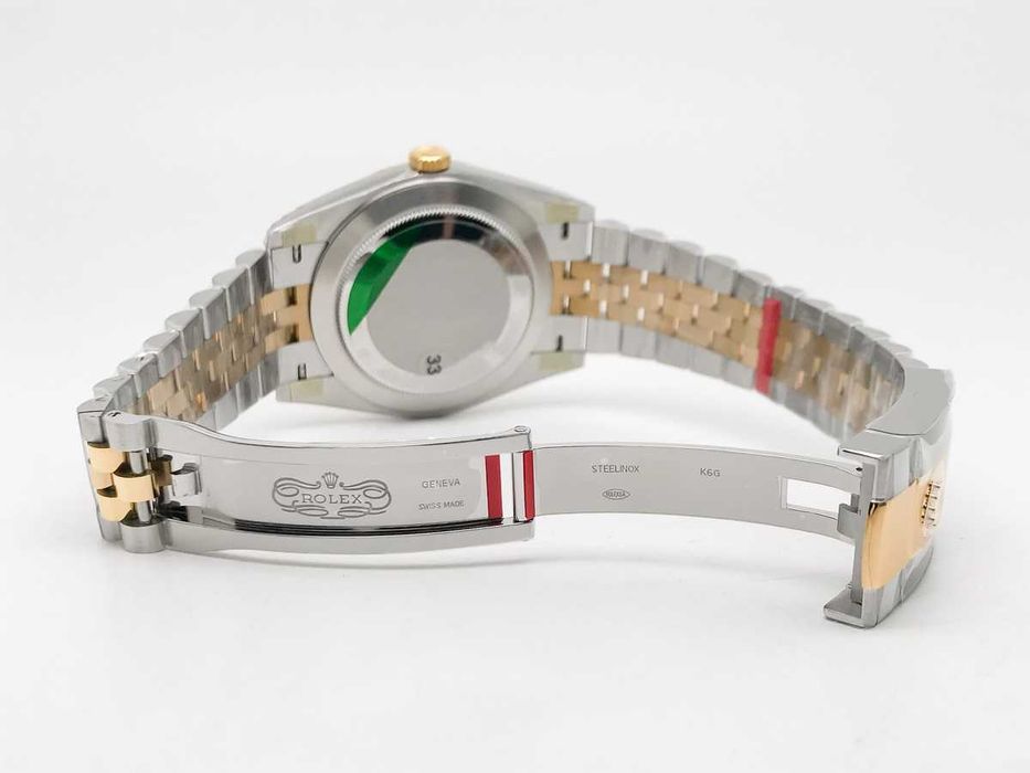 Rolex Datejust 41mm Жълто Злато / Сив Циферблат / Jubilee / Автоматичен – реални снимки