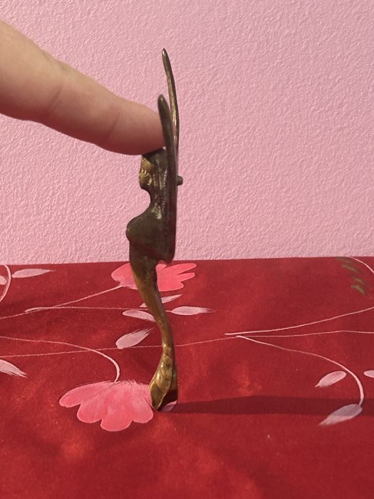 Figurină Vintage din Alamă – Înger