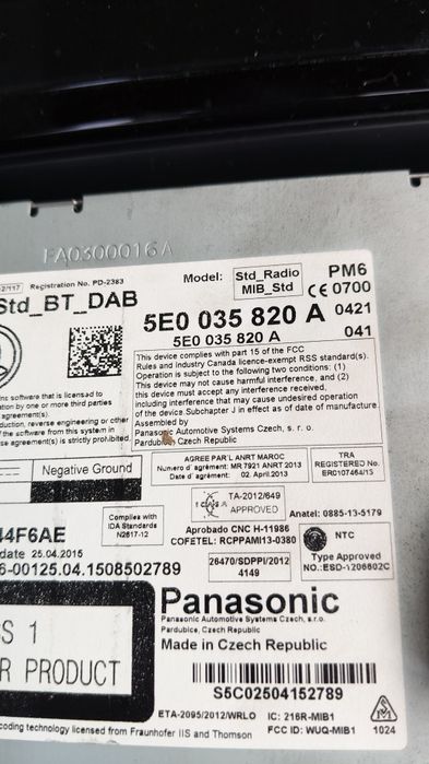 Navigatie completa display  unitate radio CD card SD Skoda Octavia 3