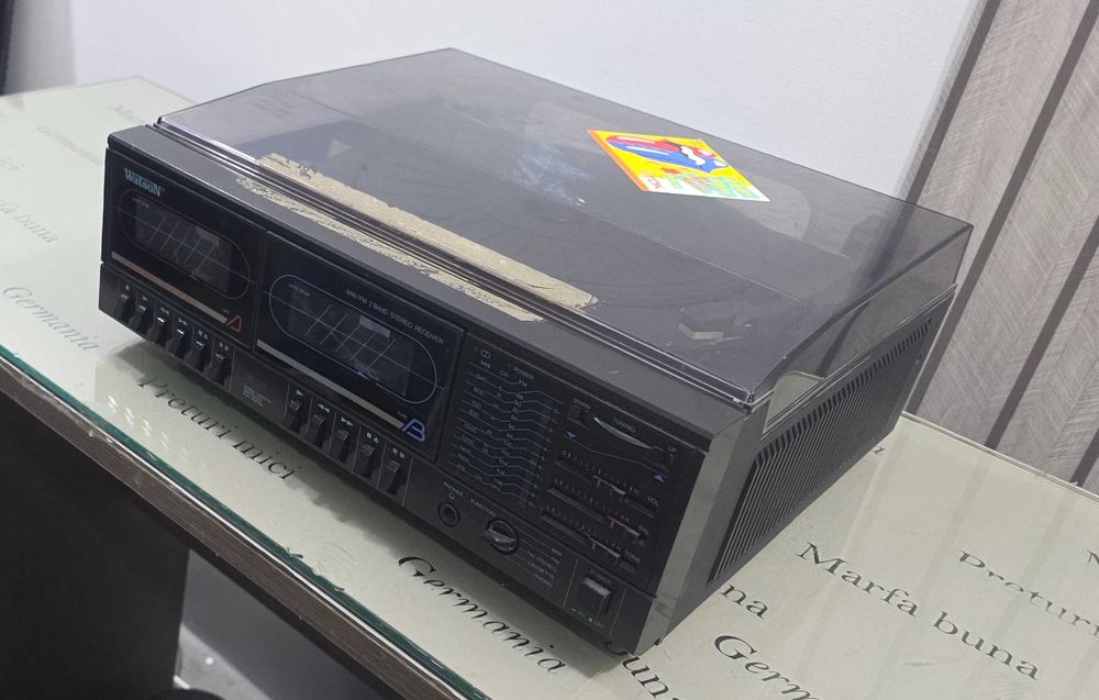 Watson Stereo cu Pick-Up și Dublu Casetofon