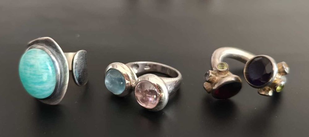 Сребърна бижутерия, пръстени, авторски, уникати