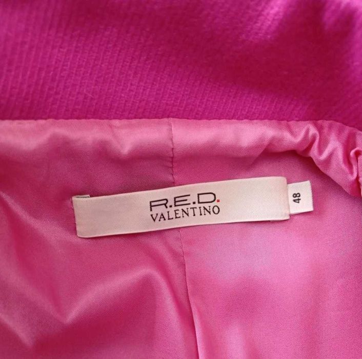 Red Valentino-оригинално дамско палто,цвят фуксия/pink