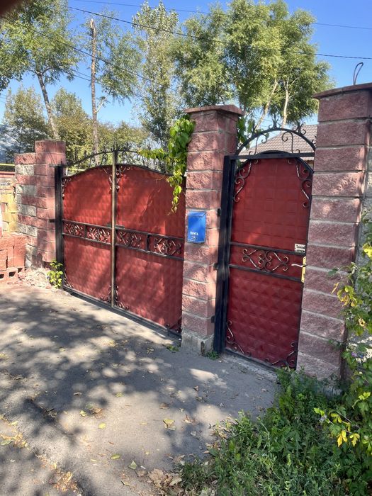 Ворота, калитка, металлический,