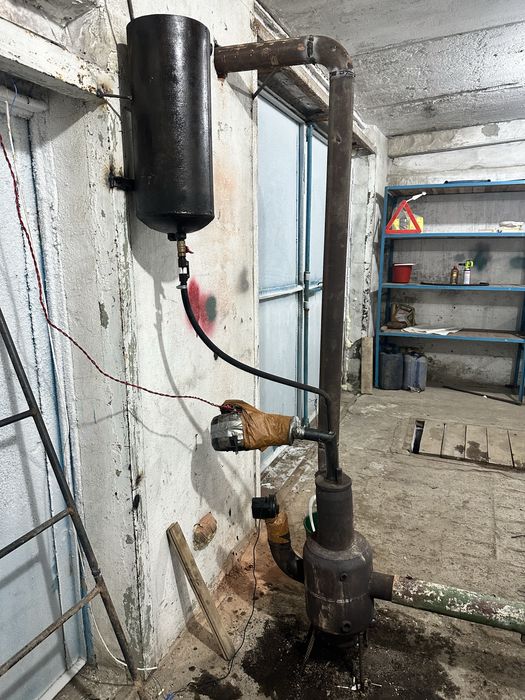 Печь на отработке!