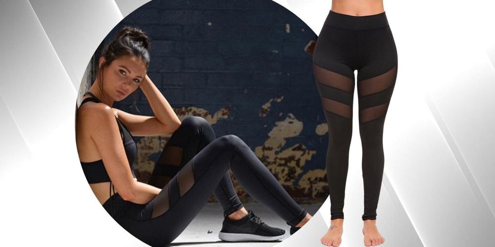 Дамски клин DiagonalStripes, черен М размер