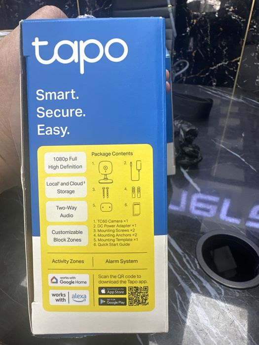 Tapo Home Security Wi-fi Camera Model:TC60 1080p Full HD camera