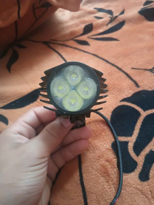 Far LED cu claxon pentru trotineta electrica 12-72v