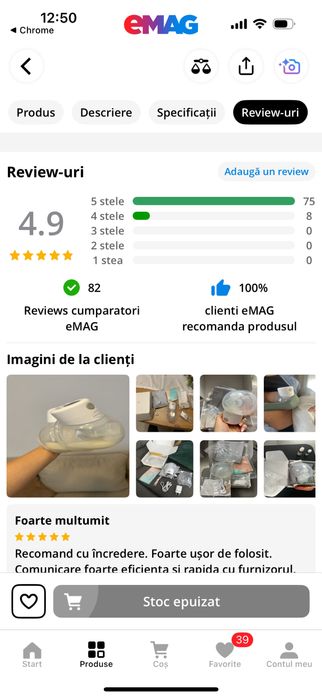 Pompă de san portabilă