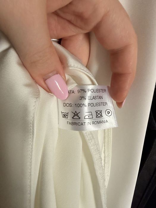 Rochie alba Poema