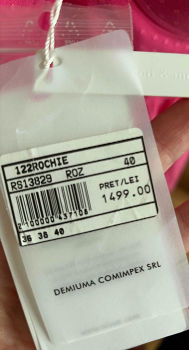 Rochie party tulle Barbie pink - NISSA