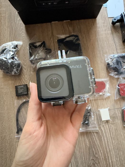 Apeman TRAWO A100 4K Action Camera – NEW / Complete Set