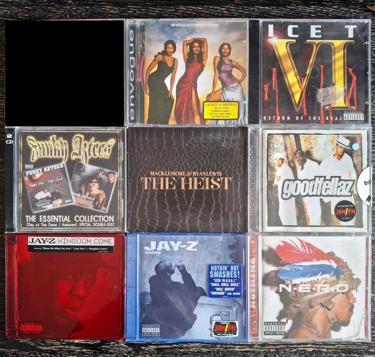 Албуми на Aaliyah, Blackstreet, Dr Dre, Erykah Badu, Dru Hill, Beastie Boys, Ice T, LL Cool J, Twista, Lucy Pearl, TLC, TQ, Jay-Z и още ...