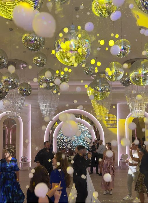 Inchirez scena de lumini si ecrane |baloane cu fum|Fum greu | Ecran |