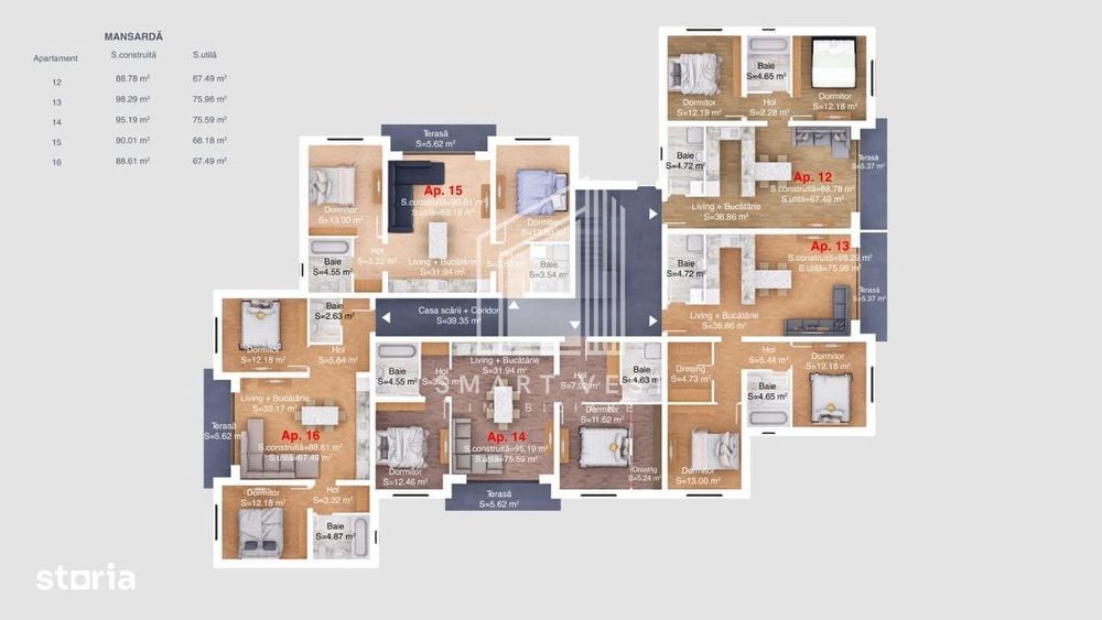 Apartament 3 camere bloc nou | Etaj 1|  Zona Titulescu
