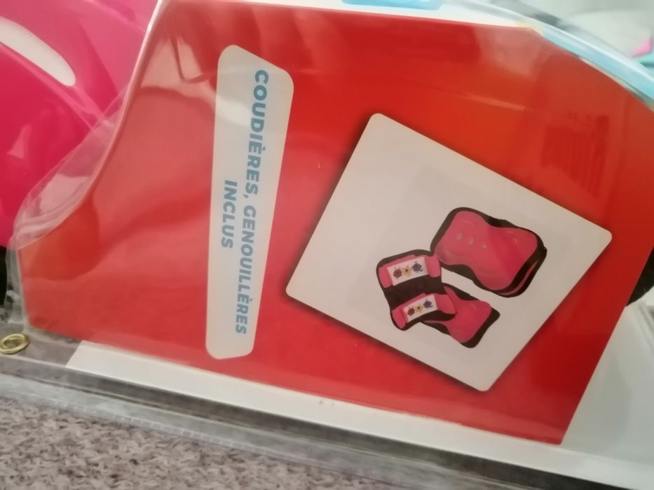 Set Nou casca, genunchiere și cotiere, Roz