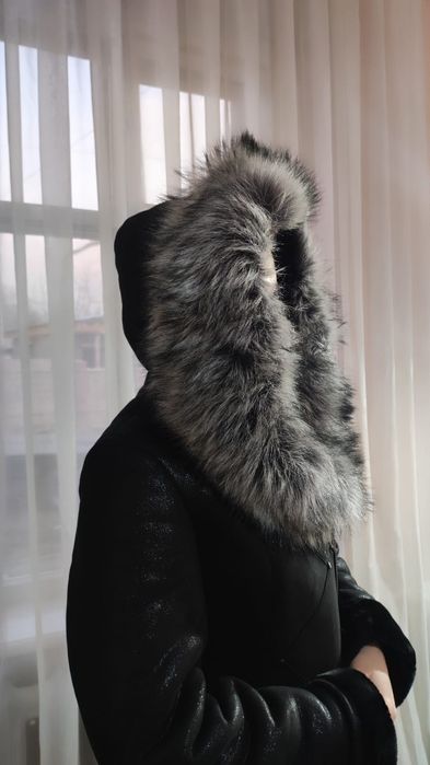 Тёплая женская дублёнка