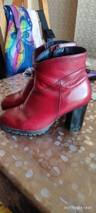 Зимни боти естеств.кожа