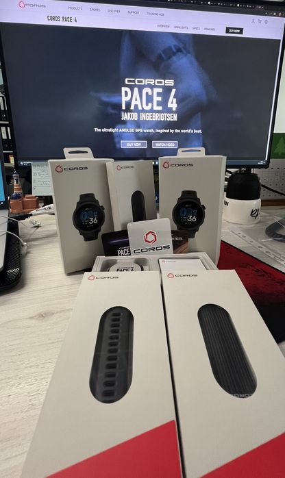 Продаю часы COROS PACE 4 Black (1 шт). Ремешок в подарок — успевайте!