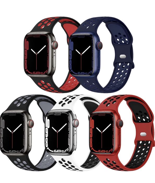 Curea Silicon Perforata Gauri Cablu Usb Ceas / Apple Watch