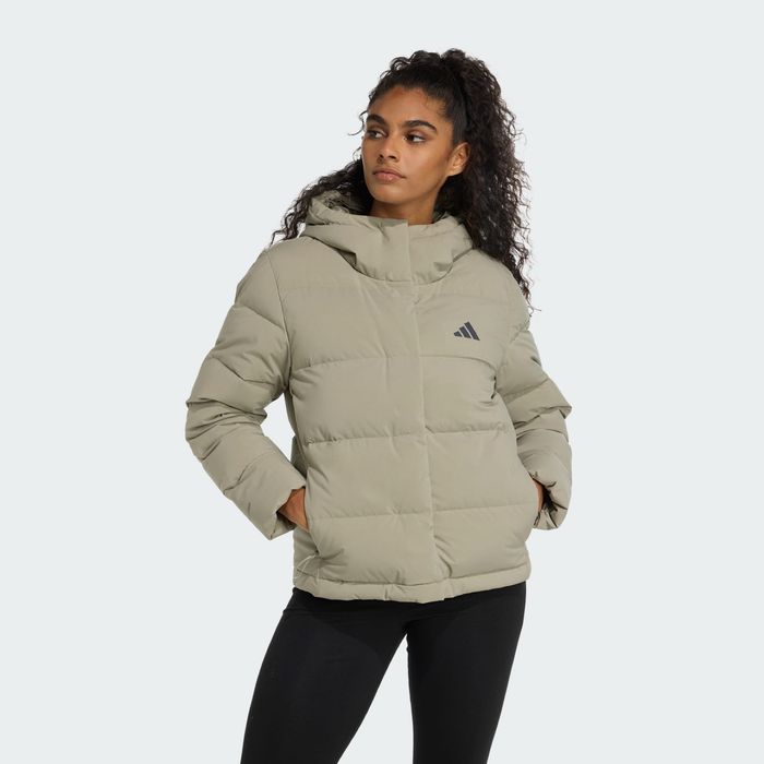 Geaca Adidas Helionic CLIMAWARM Hooded Down Jacket Noua Originala (XS; S)