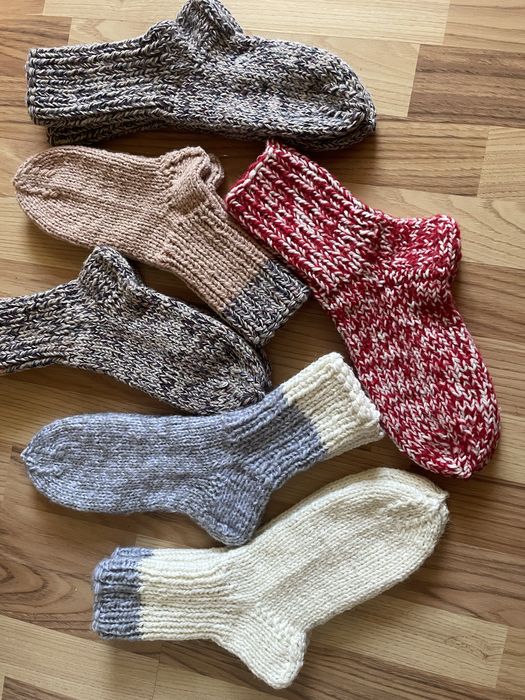 Ciorapi lucrati manual