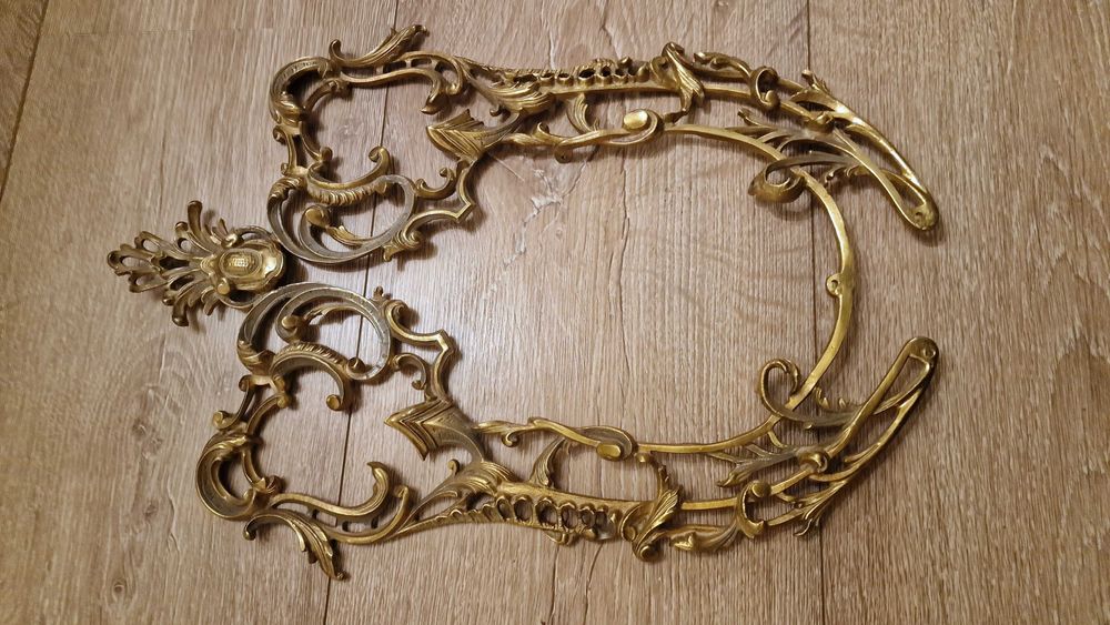Масивна барокова рамка, декоративен елемент– Месинг, 45см, 1.360кг