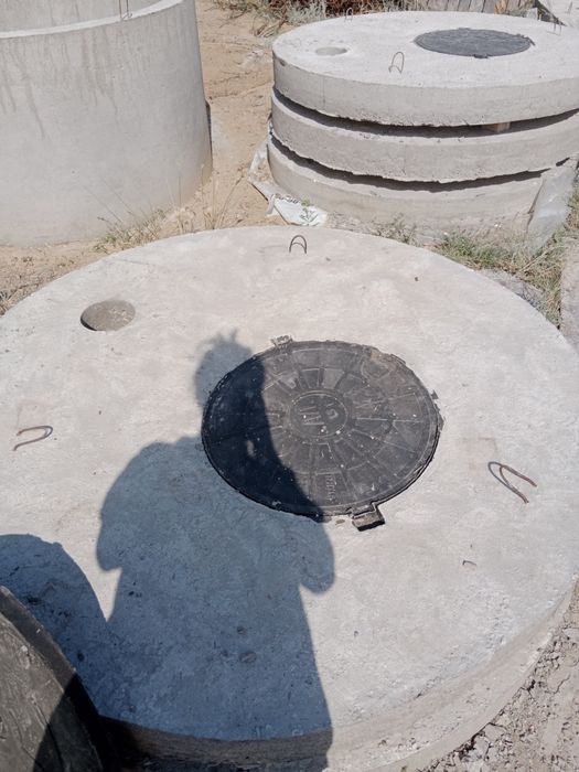 Продам ЖБИ кольцо и крышка