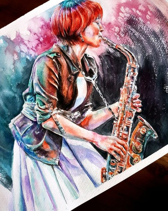 Рисувам акварелни портрети по снимка