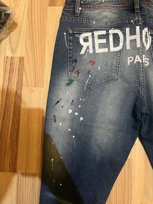 Blugi redhouse albastrii (marimea L,XL)
