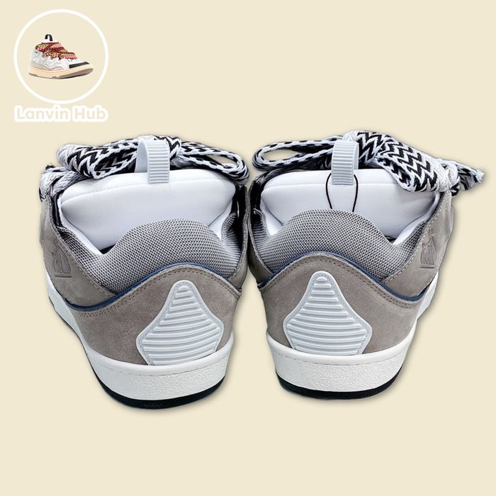 Lanvin Curb Sneakers Gray White