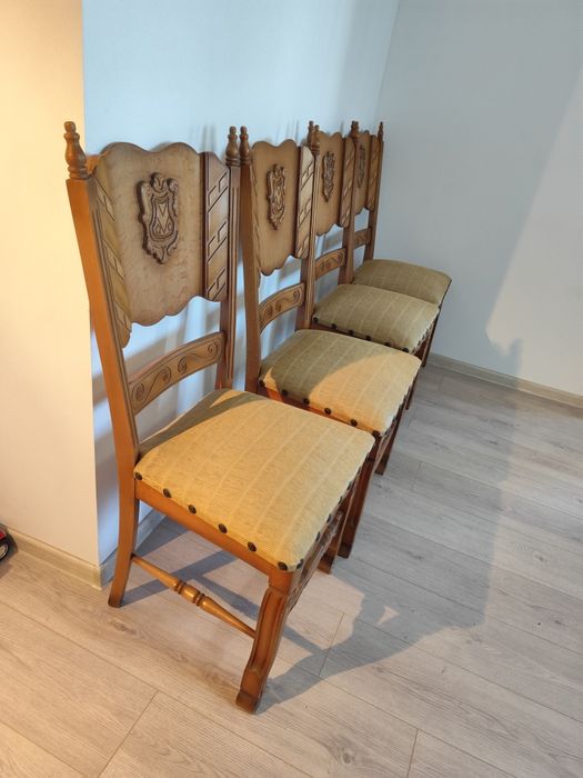 4 scaune fag cu arcuri model deosebit