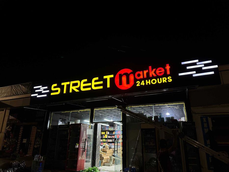 Tashqi reklama|3D harflar|Lightbox|Banner|O'rnatib berish