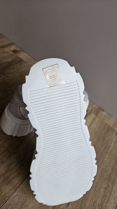 Pantofi de piele cu platforma din piele, de mireasa