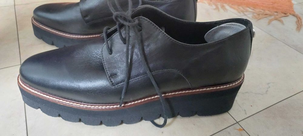 Pantofi noi nr.40 dama-Stockholm Design Group, negri,made in Portugal