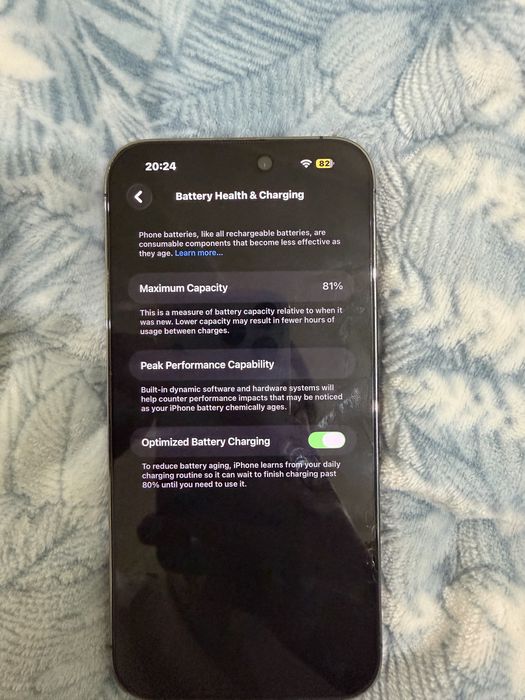 iPhone 14 Pro Max 256 GB purple LLA, 81% ёмкость