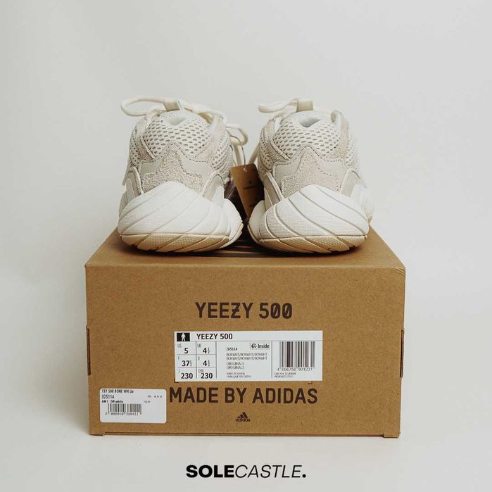 Adidas Yeezy 500 'Bone White'