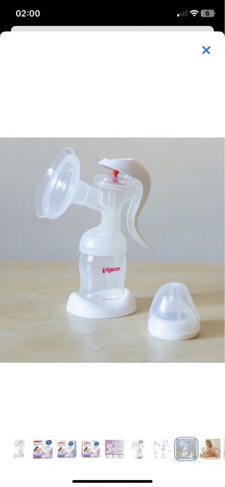 Новый японский молокоотсос pigeon за 19000 тенге