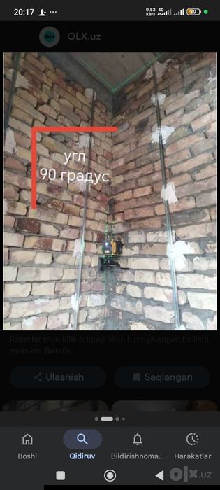 Suvoq, tom yopish, malyarka ustachlik qlamiz